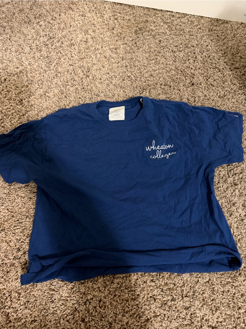 Wheaton College crop top (never worn)